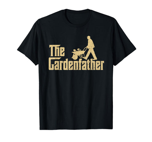 Gardener The Gardenfather Gardening Plant Lover Vintage Mens T-Shirt