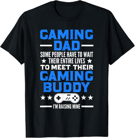 Gamer Fathers Day Gift Video Games Gaming Dad Gaming T-Shirt