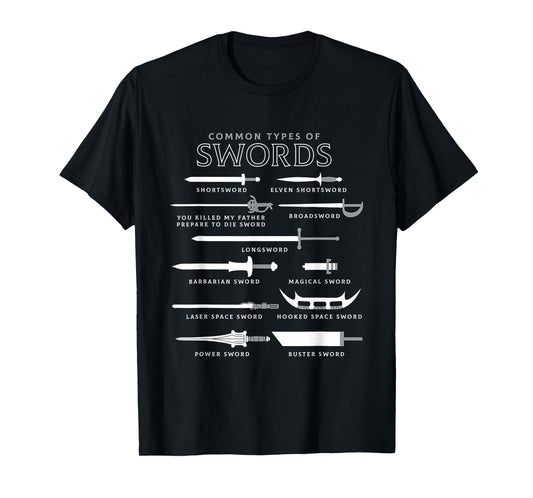 Types Of Swords T-Shirt