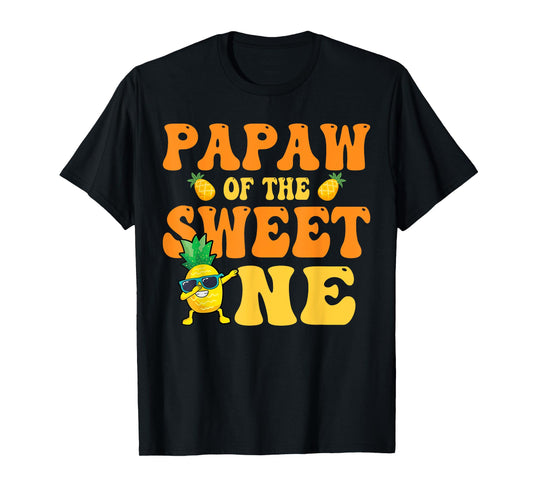 Papaw of the Sweet one 1st Bday Girl Pineapple Matchy Family T-Shirt
