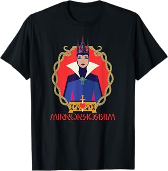 Disney Snow White Movie Evil Queen & Heart Box Mirror Mirror T-Shirt