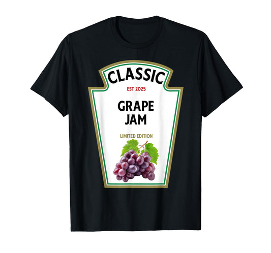Classic Grape Jam Halloween Costume DIY Group Costume T-Shirt