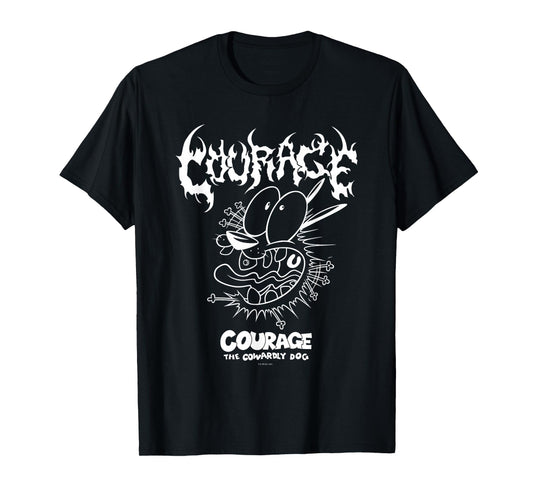 Courage the Cowardly Dog Extreme Metal T-Shirt