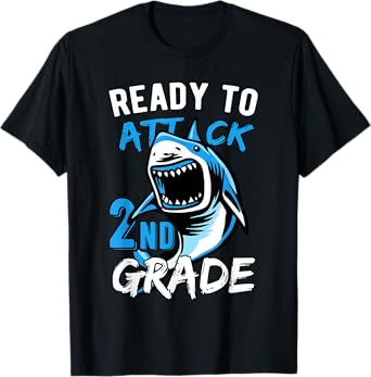 Ready To Attack 2nd Grade Boys Back To School T-Shirt