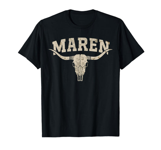 Vintage Maren Name Graphic Gift for Men Women Kid Boy Girl T-Shirt