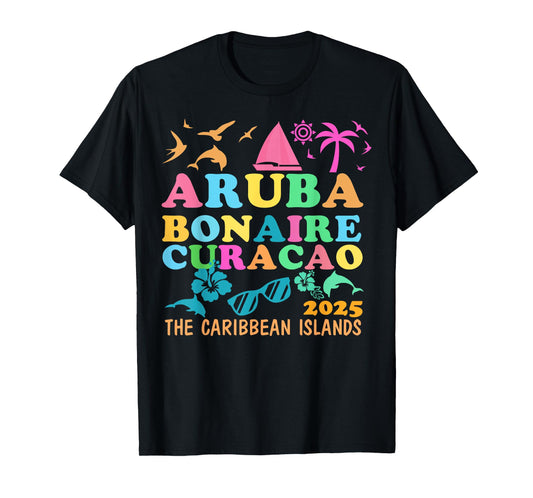 Aruba Bonaire Curacao 2025 Island Carribbean Traveling Trip T-Shirt