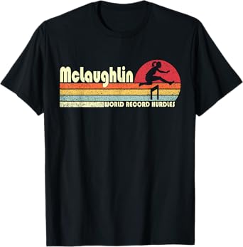 Vintage Mclaughlin US Hurdling Team New World Record Hurdles T-Shirt