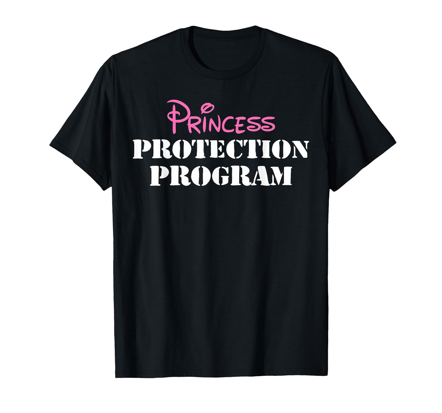 Halloween Dad Mom Daughter Adult Costume, Princess Security T-Shirt