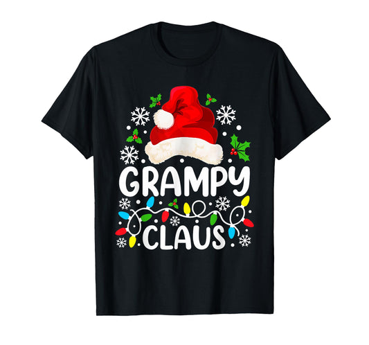 Grampy Claus Funny Christmas Family Matching T-Shirt