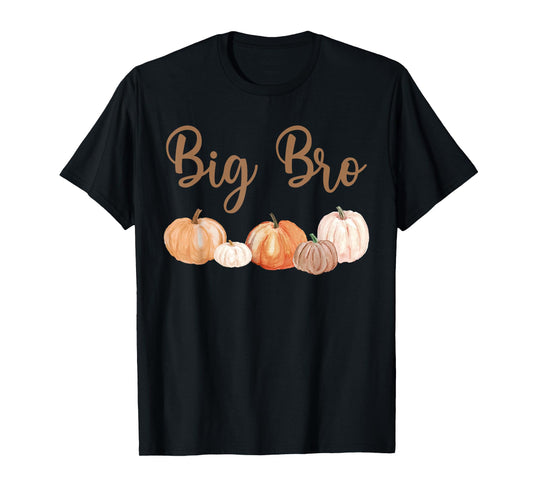Big Brother of Little Pumpkin First Birthday Autumn Pumpkin T-Shirt