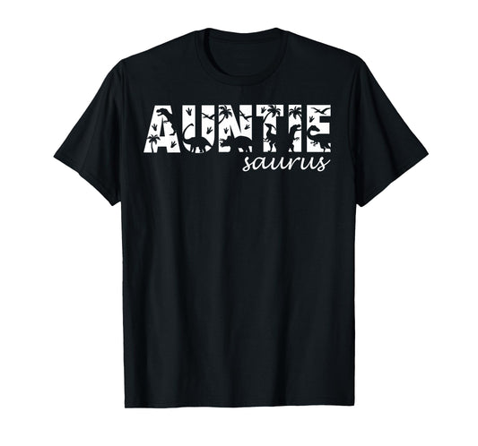 Auntiesaurus T Rex Dinosaur Auntie Saurus Family Matching T-Shirt