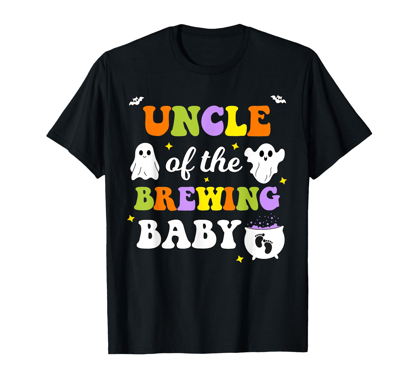 Uncle of the Brewing Baby Halloween Theme Baby Shower T-Shirt