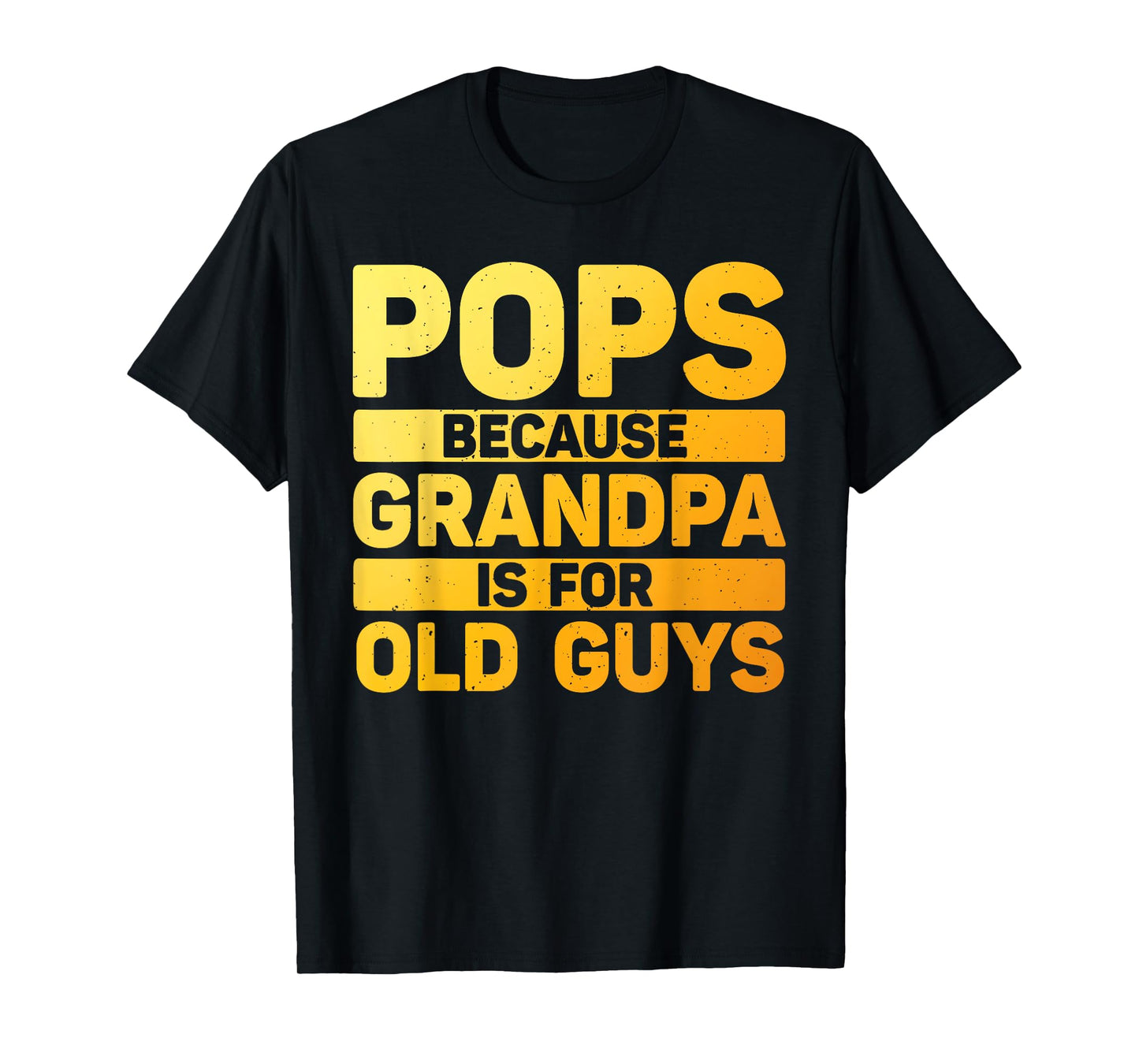 Pops Design For Grandpa From Grandkids Father's Day Pops T-Shirt
