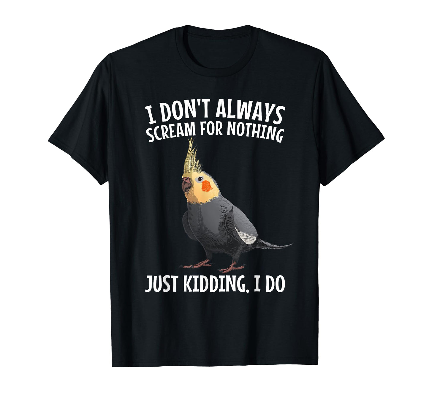 Cute Cockatiel Design For Men Women Parakeet Cockatiel Lover T-Shirt