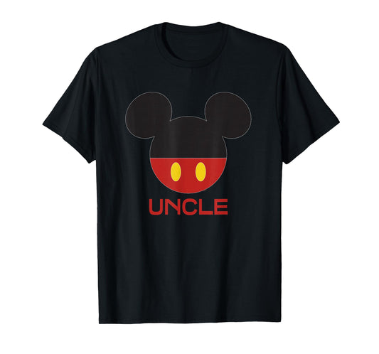 Disney Mickey Mouse Icon Shorts Uncle Birthday Father’s Day T-Shirt