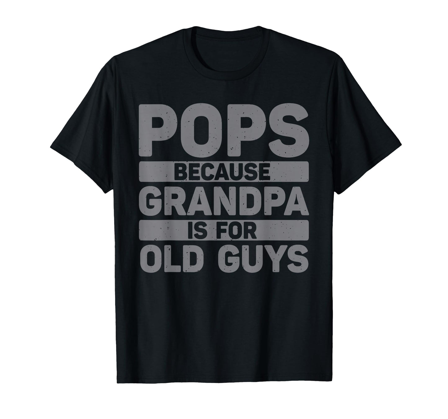Pops Design For Grandpa From Grandkids Father's Day Pops T-Shirt