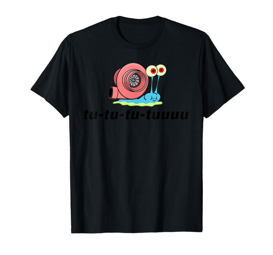 Vintage Funny Turbo Car Meme Fast Snail Classic Racing T-Shirt