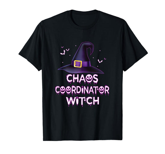 Spooky Chaos Coordinator Witch Halloween Costume 2023 T-Shirt