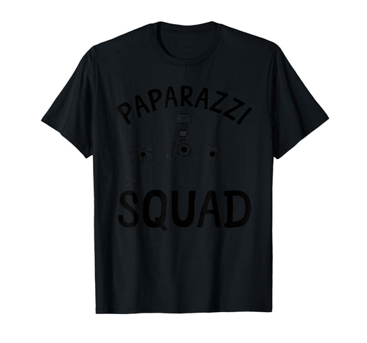 Paparazzi Design for Men Women Press Photographer Paparazzi T-Shirt