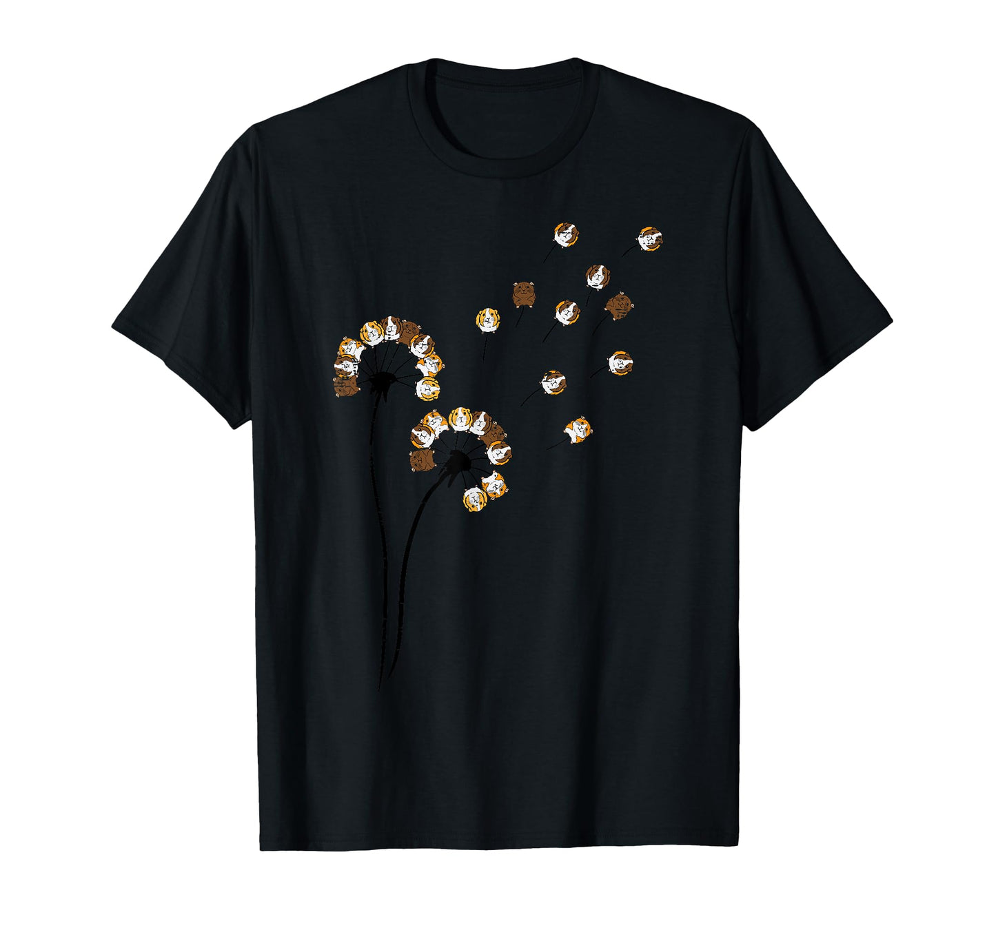 Guinea Pig Flower Dandelion Cavy Lover Women Girls Kids Men T-Shirt