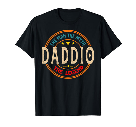 DADDIO The Legend The Man, Funny DADDIO Fathers Day T-Shirt