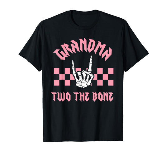 Grandma Bad Two the Bone Birthday 2 Years Old Birthday T-Shirt