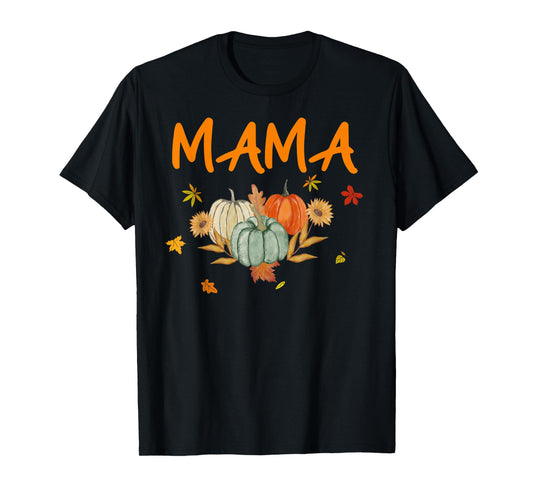 Mama Birthday Pumpkin 1st Birthday Matching Family Party T-Shirt