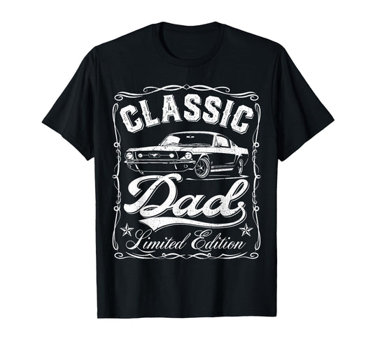 Classic Dad Vintage Car Father's Day From Daughter and Son T-Shirt