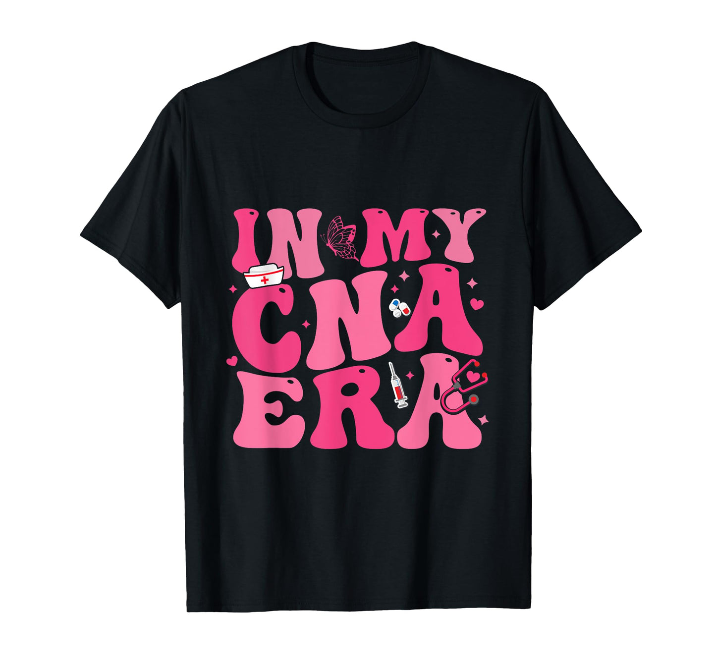 Groovy Shirt in My CNA Era Nurse Certified Nursing Assistant T-Shirt