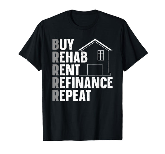 Cool Real Estate Investor Art for Men Women Rental Property T-Shirt