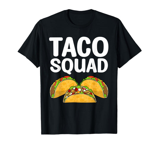 Funny Taco Design For Men Women Kids Mexican Food Taco Lover T-Shirt