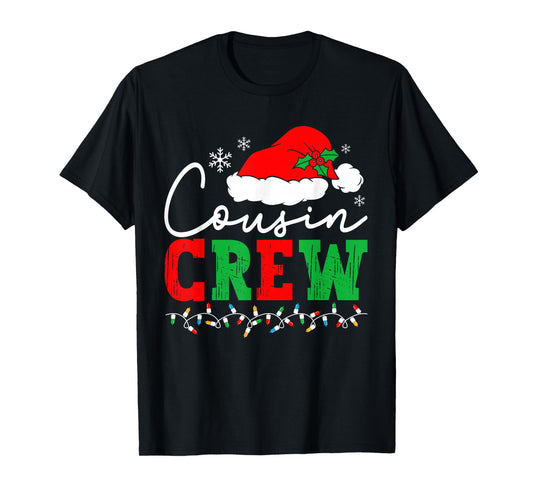 Cousin Crew Christmas Shirts Matching Pajamas for Kids Adult T-Shirt