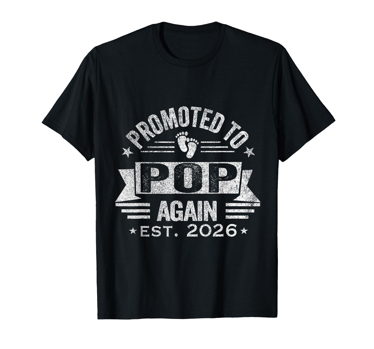 Promoted To Pop Again 2026 Grandpa Pregnancy Announcement T-Shirt