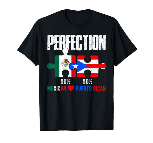Mexirican Half Puerto Rican Half Mexican Hispanic Heritage T-Shirt