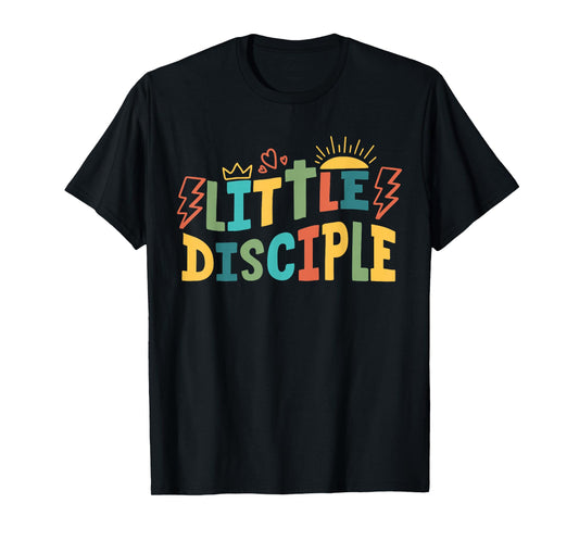 Little Disciple Kids Christian Toddler Religious Youth Jesus T-Shirt