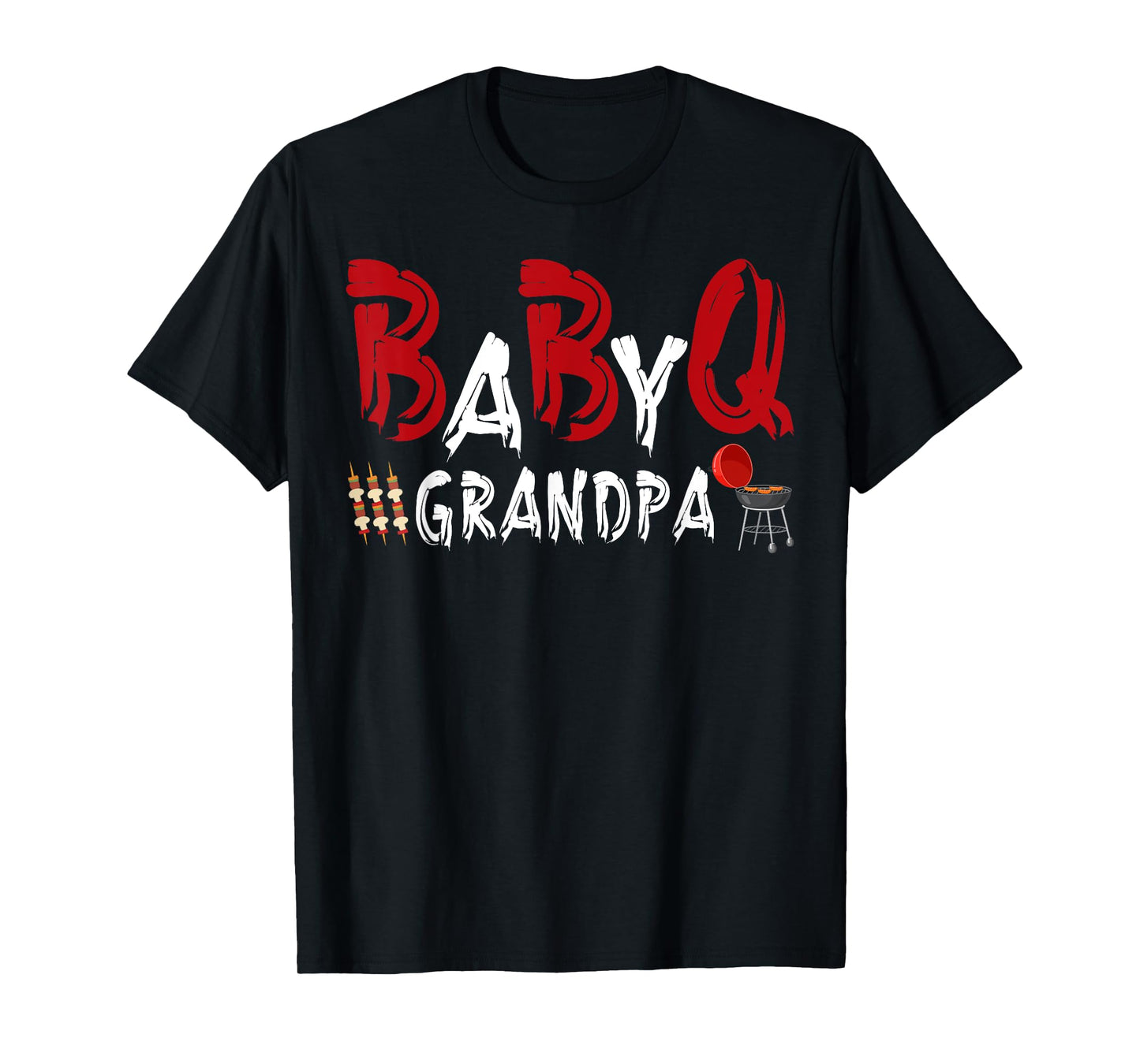 Grandpa Baby BBQ Shower Themed Family Matching Barbecue T-Shirt