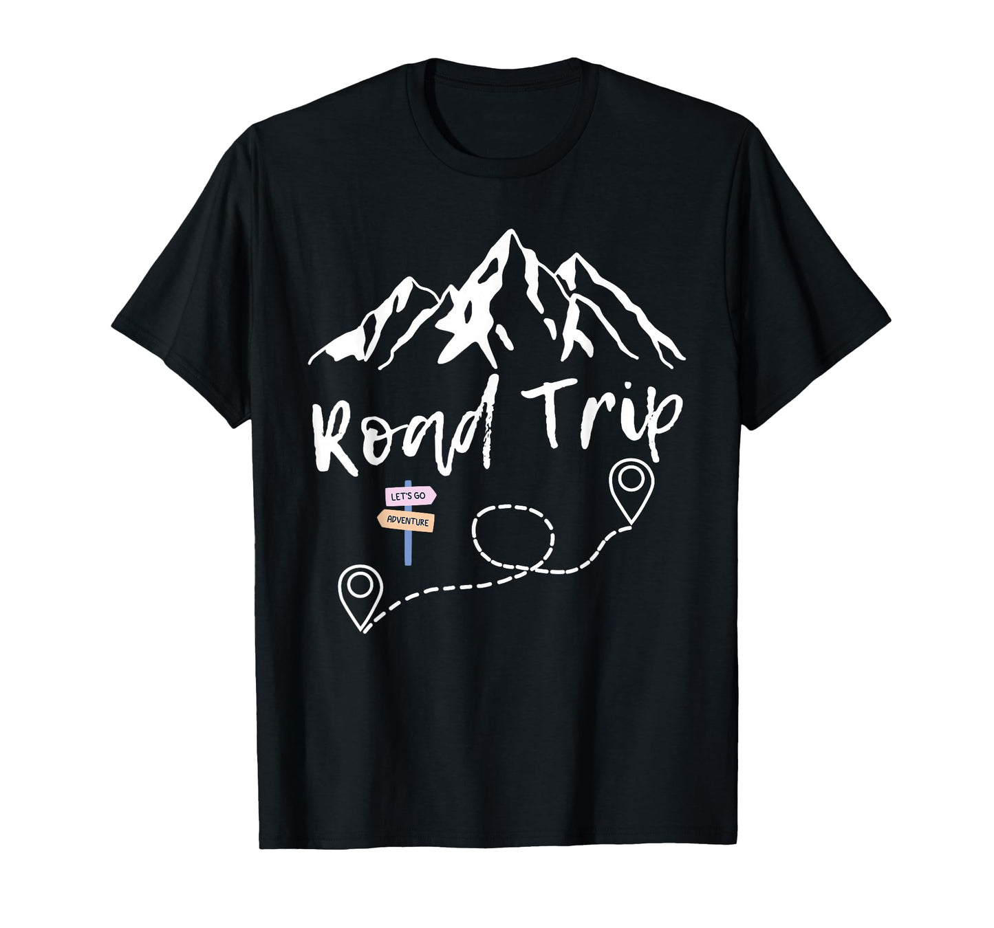 Road Trip 2025 Family Vacation Matching Group Squad Camping T-Shirt