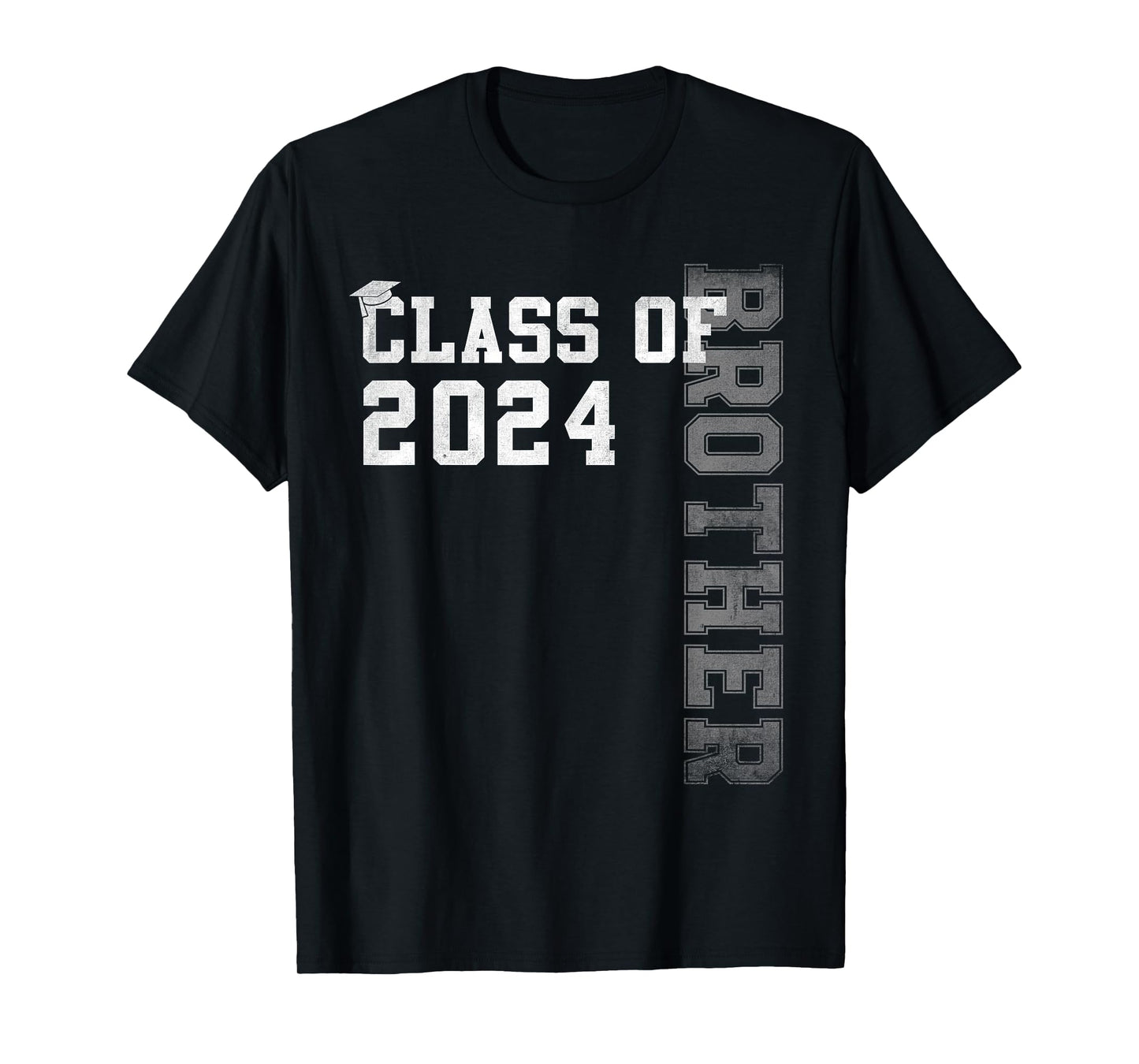Brother Senior 24 Proud Brother Of A Class Of 2024 Graduate T-Shirt