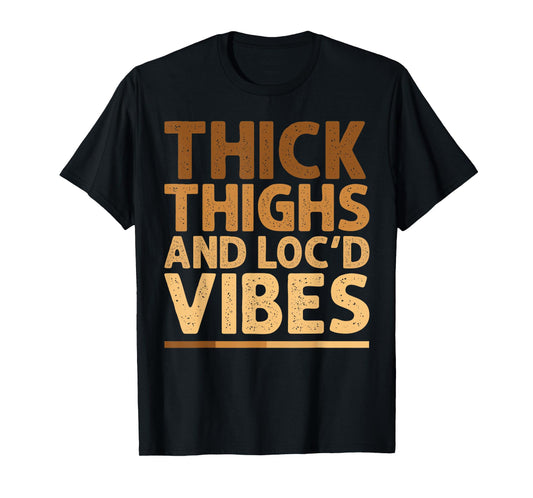 Cool Locs Melanin Art For Women Girls African Dreadlock Locd T-Shirt