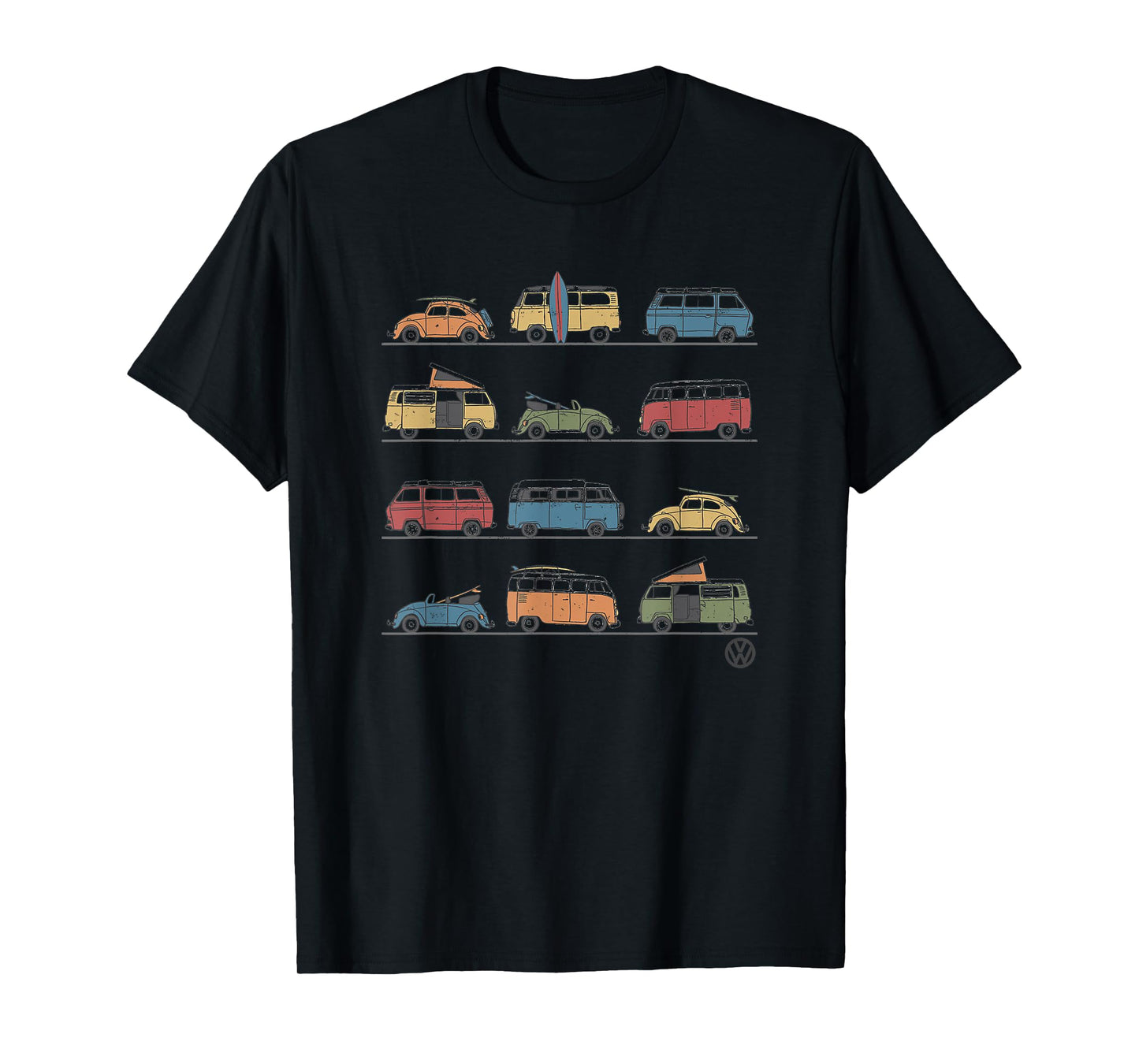 Volkswagen Vans And Beetles T-Shirt