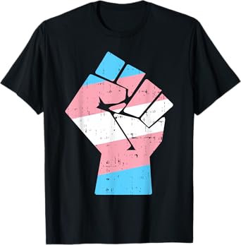 Transgender Fist Pride Rights LGBT Trans Transexual Gift T-Shirt