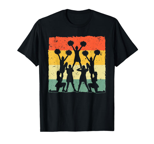 Cool Cheerleader Art Men Women Cheerleading Cheer Squad Team T-Shirt