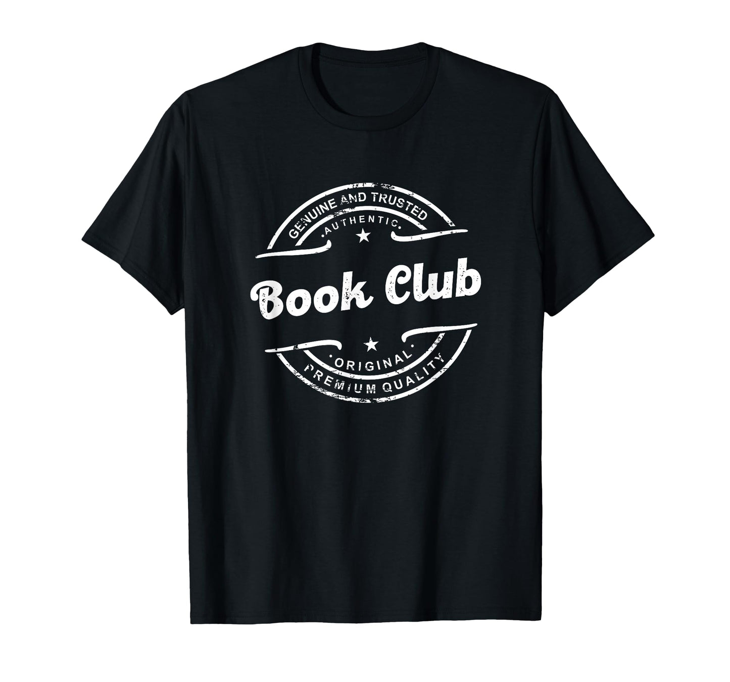 Best Book Club vintage stamp retro distressed logo old schoo T-Shirt