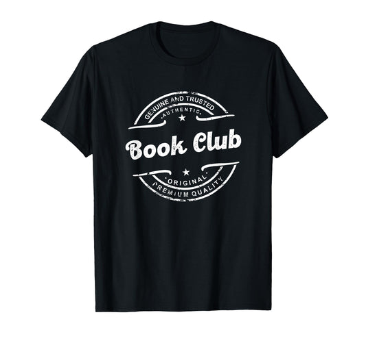 Best Book Club vintage stamp retro distressed logo old schoo T-Shirt