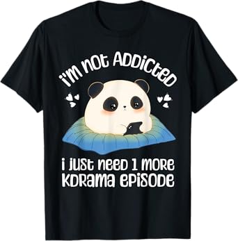 Cute Kdrama MerchPanda Korean Drama K-Drama Merchandise T-Shirt