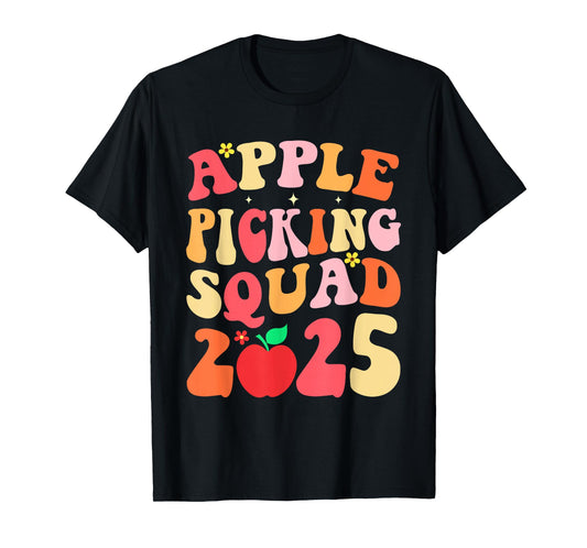 Apple Picking Squad 2025 Family Apple Picking Day T-Shirt