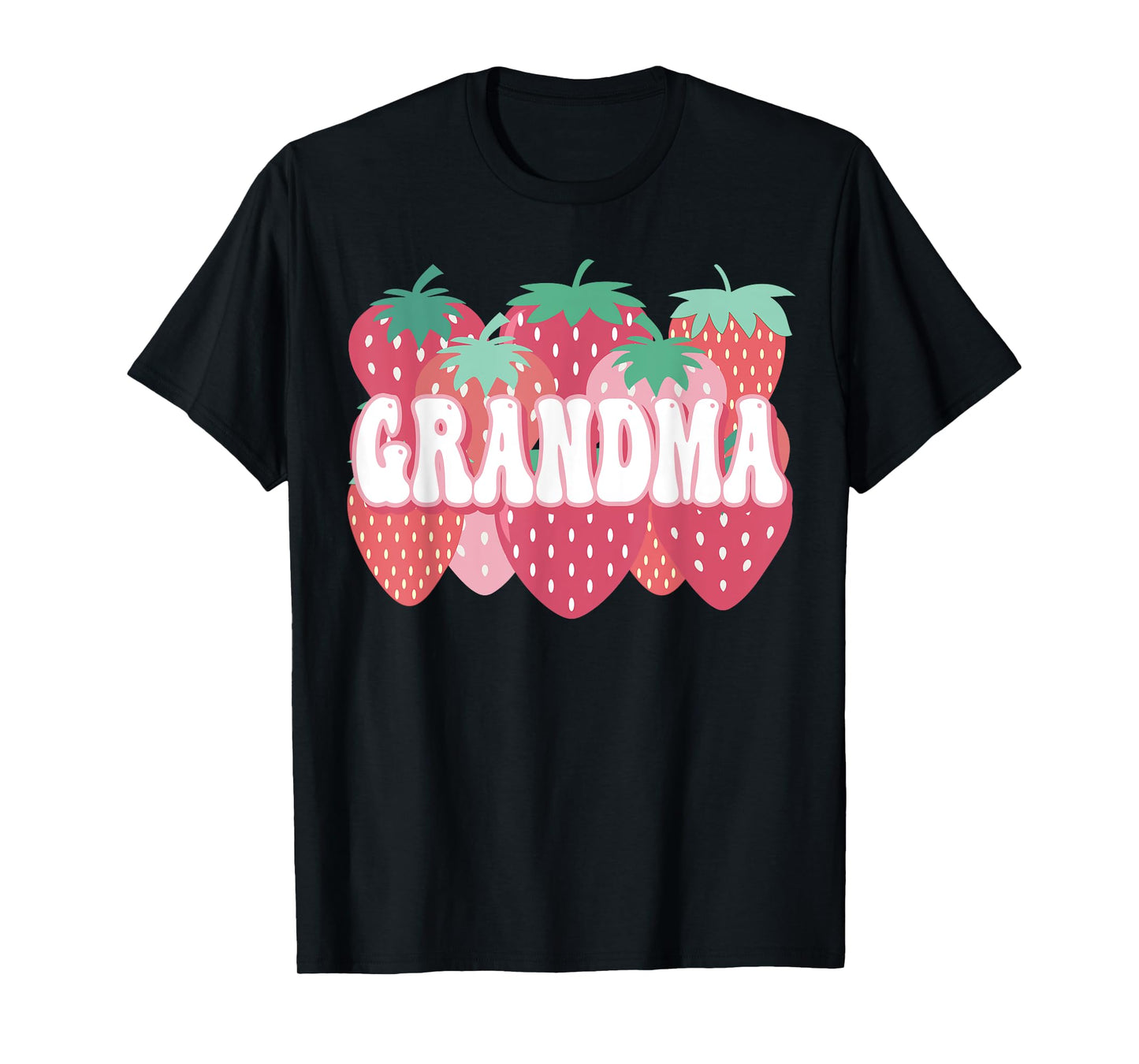 Grandma Of The Berry First Birthday Strawberry Family Party T-Shirt