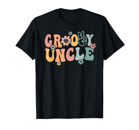 Groovy Uncle Retro Tio Matching Family 1st Birthday Party T-Shirt