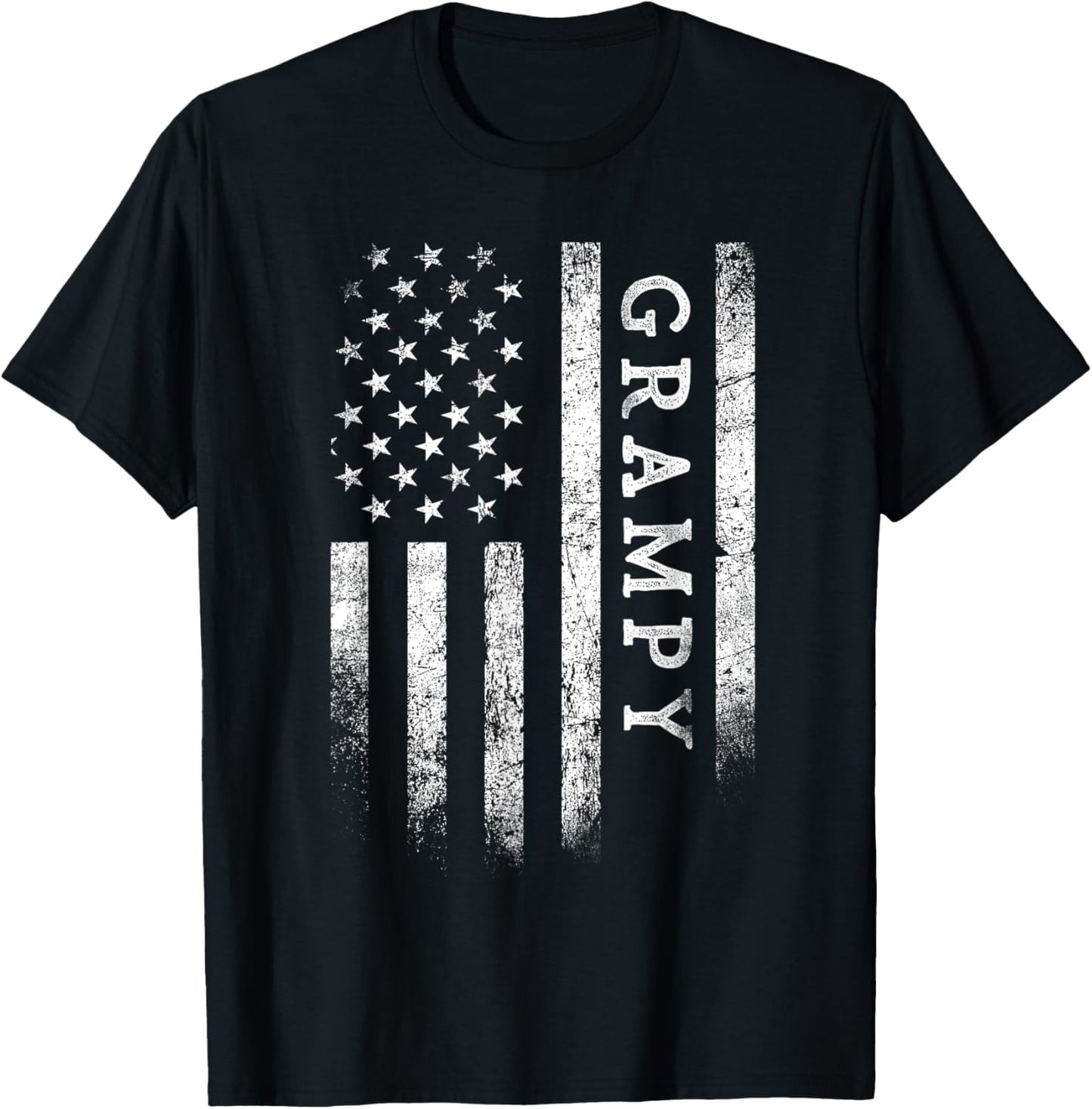 Grampy American Flag Grampy Gifts Patriotic Father's Day T-Shirt
