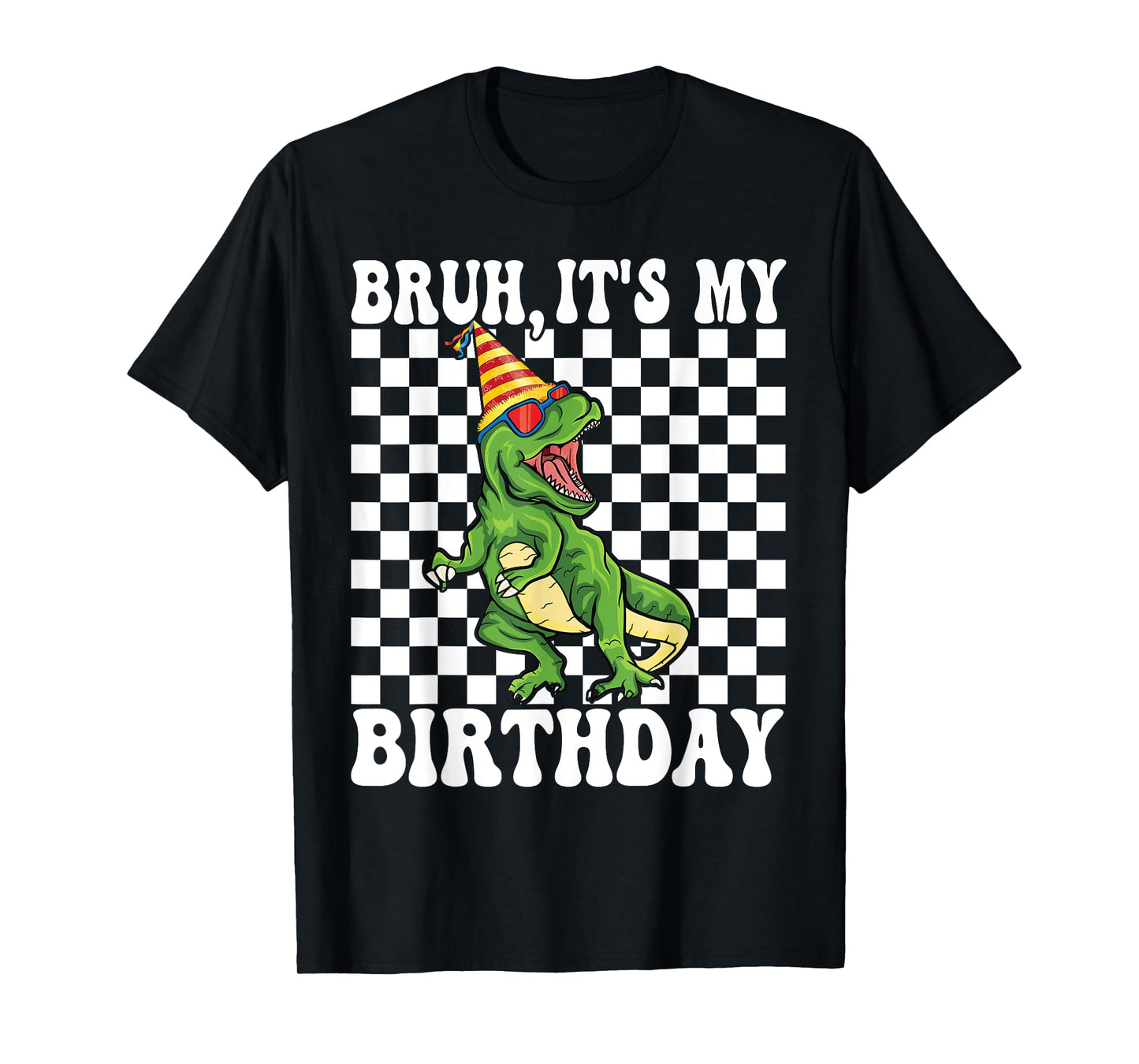 It's My Birthday Happy Kids T-Rex Boys - dino birthday party T-Shirt